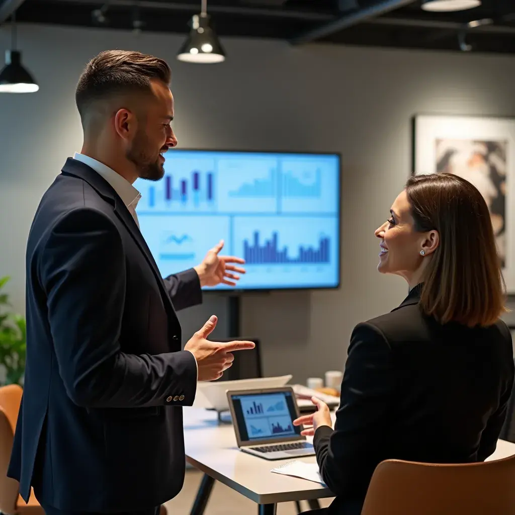 Grafico che illustra la struttura organizzativa di un'azienda