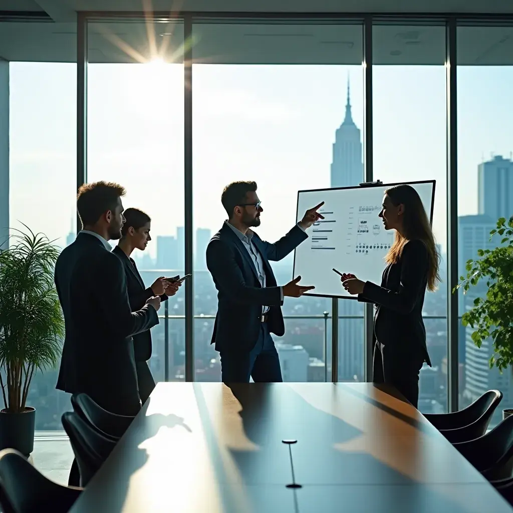 Immagine di una consulenza telefonica tra un esperto e un imprenditore