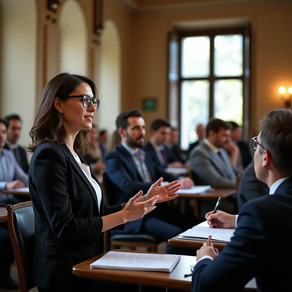 Consulente che utilizza un laptop per analizzare dati aziendali